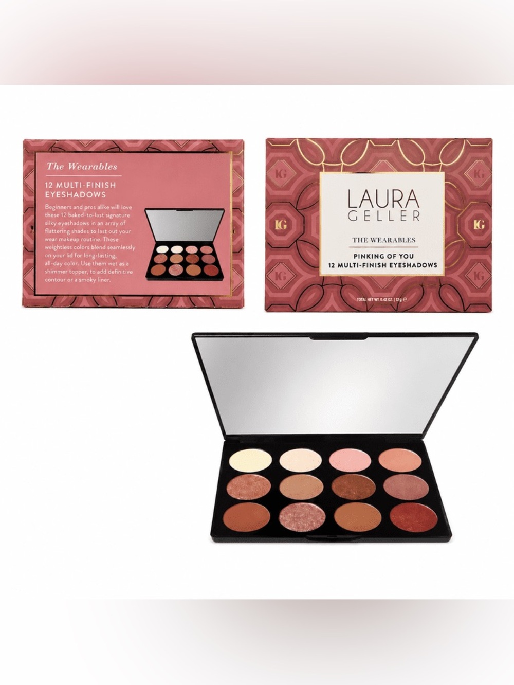 Laura Geller Pinking of You, 12 Multi-Finish Eyeshadow Palette